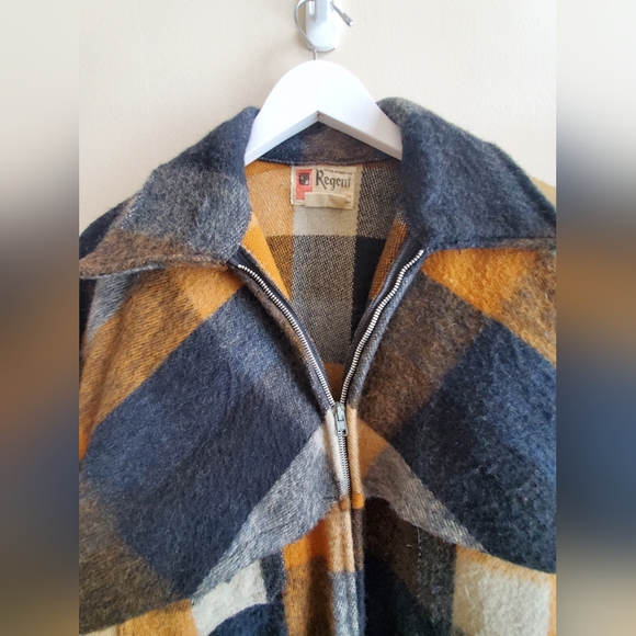 Vintage Shacket shirt like jacket rare and warm unisex Large - Picture 3 of 14